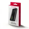 AXAGON EEM2-SD2B Obudowa zewnętrzna 10Gbps M.2 NVMe/SATA SSD z wyświetlaczem LED, USB-C, Czarny
