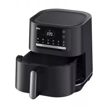 Braun Household 2-w-1 Frytkownica Beztłuszczowa MultiFry 5 HF 5054I (Czarny, 2000 W, Kosz 6.0 L)