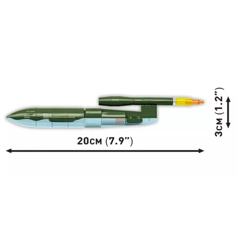 Zestaw klocków konstrukcyjnych COBI Heinkel HE 111 H-22 z bombą latającą V1, 927 elementów