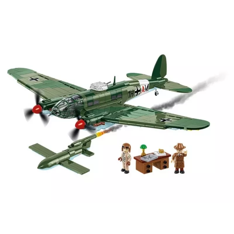 Zestaw klocków konstrukcyjnych COBI Heinkel HE 111 H-22 z bombą latającą V1, 927 elementów