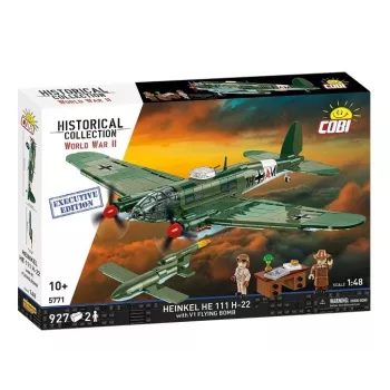 Zestaw klocków konstrukcyjnych COBI Heinkel HE 111 H-22 z bombą latającą V1, 927 elementów