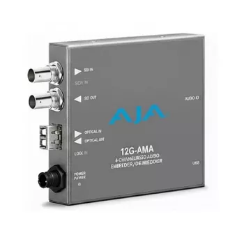 AJA 12G-AMA 12G-SDI Audio Embedder/Disembedder z audio analogowym