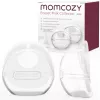 MOMCOZY 90ml Reusable Breast Milk Collector - Double Pack