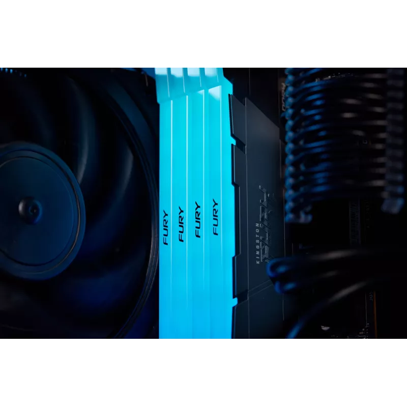 KINGSTON 64GB (2x32GB) DDR4 3200MHz CL16 DIMM Kit of 2 FURY Renegade RGB