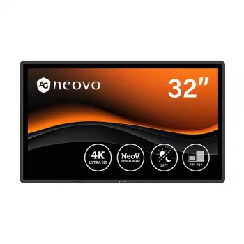 AG Neovo QX3202 32 cal 4K UHD MVA LED Monitor 3840x2160 350cd/m² 1000:1 5ms Czarny