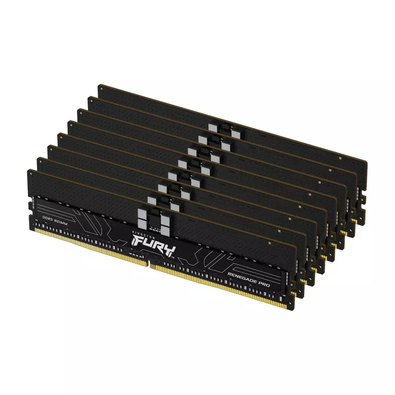 Kingston FURY Renegade Pro 128GB (8x16GB) DDR5 6000MHz ECC Registered CL32 DIMM Kit