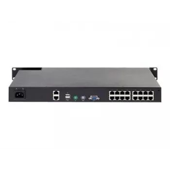 APC KVM1116R KVM Switch - 1 użytkownik lokalny, 16 portów, VGA, USB, 1U Rackmount