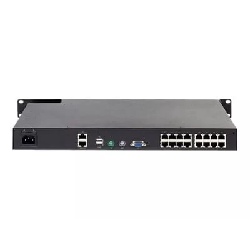APC KVM1116R KVM Switch - 1 użytkownik lokalny, 16 portów, VGA, USB, 1U Rackmount