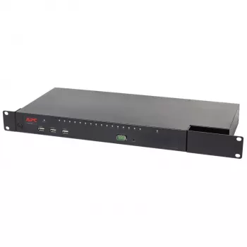 APC KVM1116R KVM Switch - 1 użytkownik lokalny, 16 portów, VGA, USB, 1U Rackmount