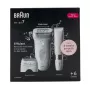 Braun Silk-épil 7 7-441 Epilator - Srebrny/Biały - 40 pęset - MicroGrip - 0,5 mm - Akumulatorowy - Wbudowany akumulator