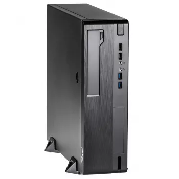 Akyga AK-502-02BK obudowa komputerowa SFF, Micro ATX / Mini ITX, 2x USB 3.0, bez zasilacza, czarna