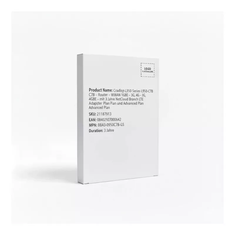 Router LTE Cradlepoint L950 Series L950-C7B - 3-letni plan NetCloud Branch LTE Adapter Essentials & Advanced