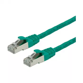 VALUE Patch Cable Cat.6 Class E S/FTP PiMF LSOH Green 1.5m