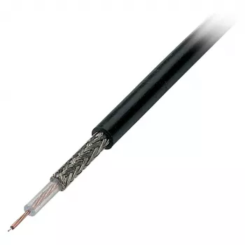EFB Elektronik RG174 U Kabel koncentryczny, 50 Ohm, czarny