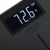 Adler AD 8194s Cyfrowa waga łazienkowa, biała, wzór w paski, nośność 180 kg