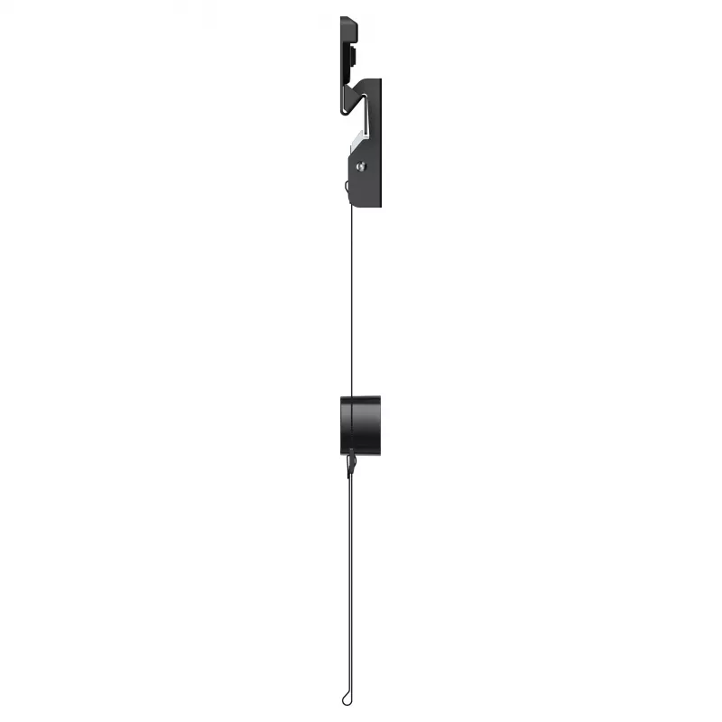 Uchwyt ścienny do TV Equip 37-86 cala bez wiercenia z 1 przegubem, 60 kg, czarny