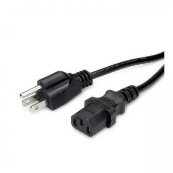 VALUE Power Cable IEC 60320 C13 do NEMA 5-15 (M) 125 V - 1,8 m - Czarny