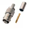 EFB-Elektronik BNC Female Crimp Connector Straight RG59/RG62 75/93 Ohm (52511.1)