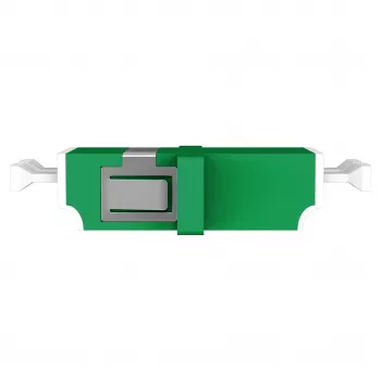 EFB Elektronik LC/APC Simplex Fiber Adapter Biały