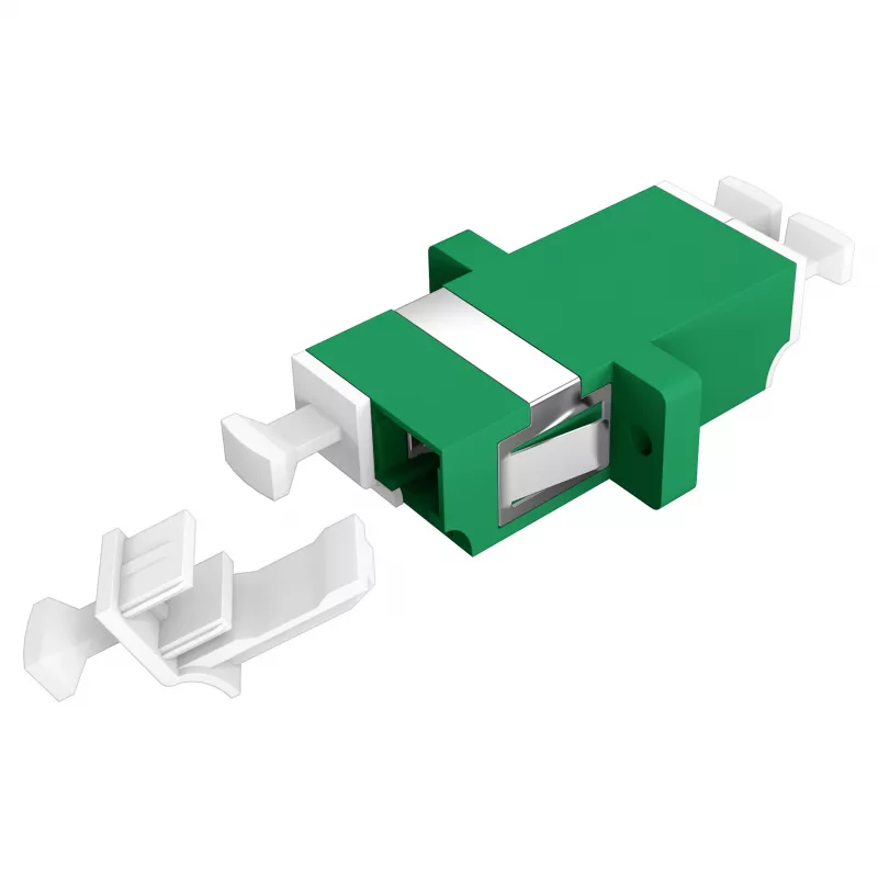 EFB Elektronik LC/APC Simplex Fiber Adapter Biały