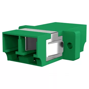 EFB Elektronik LC/APC Simplex Fiber Adapter Biały