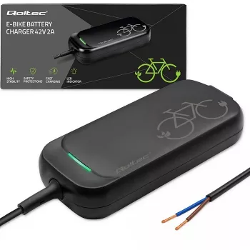 Qoltec E-Bike Charger 36V 42V 2A bez wtyczki