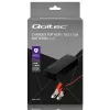 Qoltec 52665 Automatyczna ładowarka akumulatorów do akumulatorów AGM GEL STD, 24V 2A 48W, wskaźnik LED, kabel 1,8m