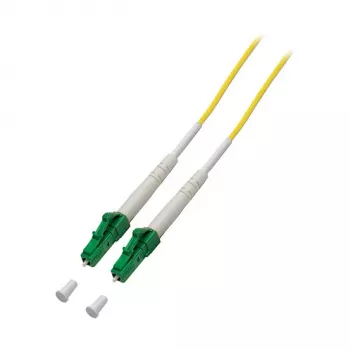 EFB Simplex Patch Cable LC/APC do LC/APC OS2 G.657.A2 1m LSZH Żółty