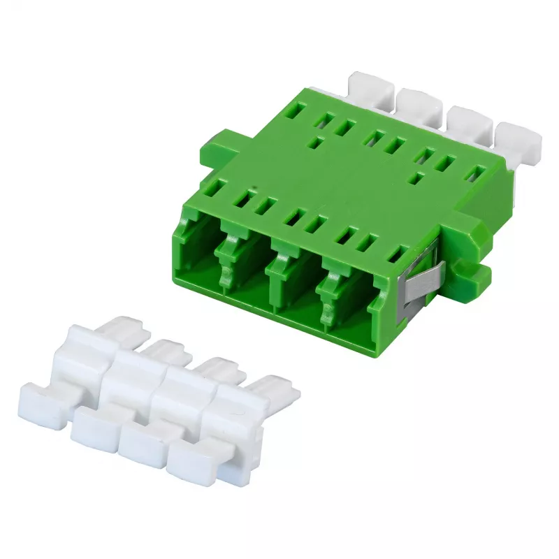 EFB Elektronik LC/APC Simplex Single Mode Fiber Optic Coupler, Green