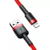 Baseus CALKLF-C09 USB-A do Lightning Kabel 2 m Czerwony