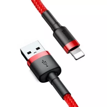 Baseus CALKLF-C09 USB-A do Lightning Kabel 2 m Czerwony