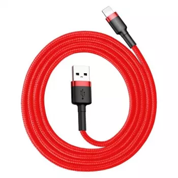 Baseus CALKLF-C09 USB-A do Lightning Kabel 2 m Czerwony