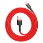 Baseus CALKLF-C09 USB-A do Lightning Kabel 2 m Czerwony