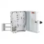 EFB-ELEKTRONIK FTTH-BOX-OUT-1 FTTH IP65 Skrzynka Rozdzielcza na 32 Włókna, 16 Adapterów, Zewnętrzna