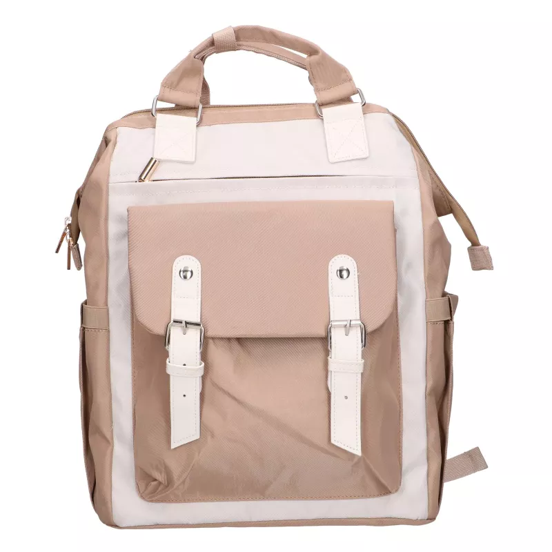 Black Forest KM02 Beige Cabin Travel Backpack 40x30x15 cm + Toiletry Bag
