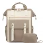 Black Forest KM02 Beige Cabin Travel Backpack 40x30x15 cm + Toiletry Bag