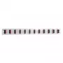 EFB-Elektronik Populated Front Panel z 12 x SC Duplex Coupling OM4, pionowy, czarny