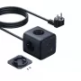 Baseus EnerFill FA11 67W Kostka z listwą zasilającą z 3 gniazdami EU, 2 USB-C i 1 USB-A, kabel 1,5 m, czarny