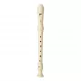 Yamaha YRS-24B Sopranowy Flet Prosty z Palcowaniem Barokowym, Klucz C, Żywica ABS, Ciemny Brąz