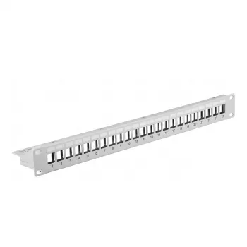 EFB Elektronik Patch Panel 19-calowy 1U 24-portowy Metaliczny
