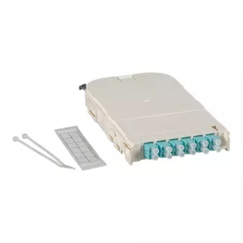 EFB-Elektronik Wkładka modułowa FTTH do FTTH-BGT, 12 portów LC z ceramicznymi sprzęgaczami OM4