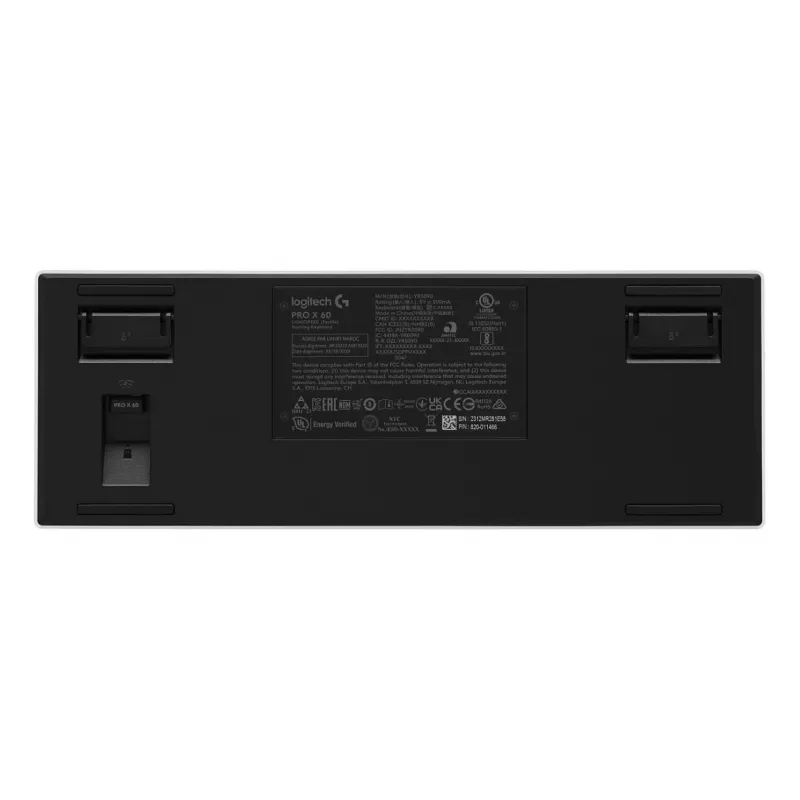 Logitech G PRO X 60 LIGHTSPEED Bezprzewodowa Klawiatura Gamingowa 60% Kompaktowa - Tactile - Biała - QWERTY International English