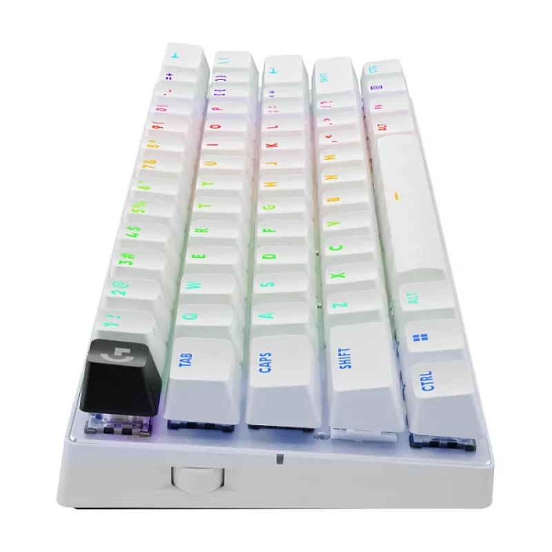 Logitech G PRO X 60 LIGHTSPEED Bezprzewodowa Klawiatura Gamingowa 60% Kompaktowa - Tactile - Biała - QWERTY International English