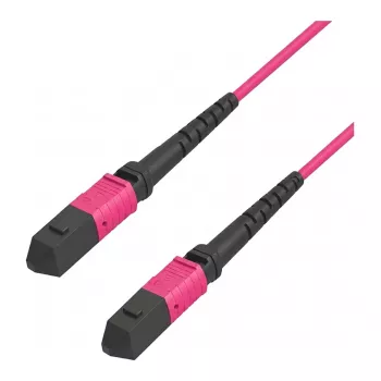 EFB-Elektronik MTP Female - MTP Female 12-włóknowy kabel krosowy OM4 Multimode, LSZH, Erika Violet, Typ B, 3m
