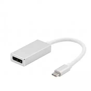 VALUE USB3.2 Gen2 Display Adapter USB-C na DisplayPort 4K60Hz Aluminium