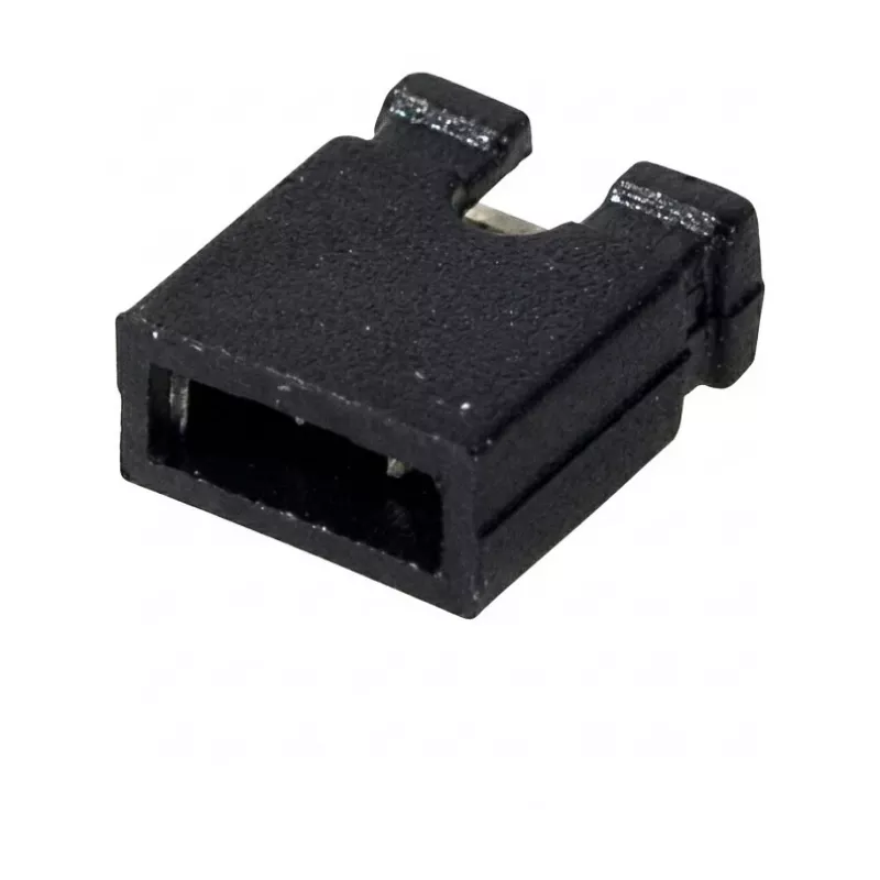 EFB Elektronik Addressing Plug EKSP/G Black, Pitch 2.54mm, Open, 100 Pieces