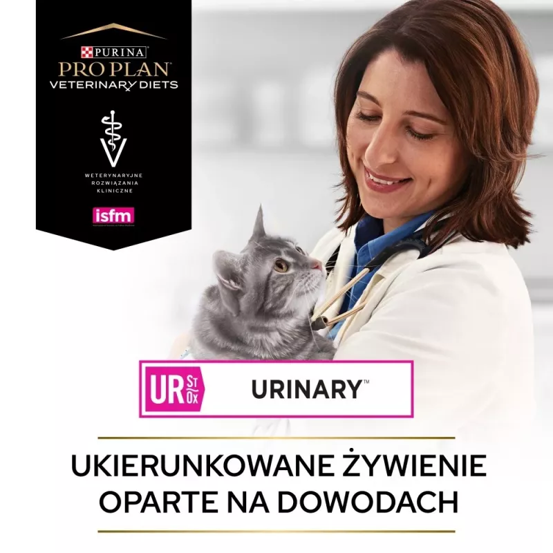 PURINA Pro Plan Veterinary Diets Feline UR St/Ox Urinary Dry Cat Food Chicken 1,5 kg