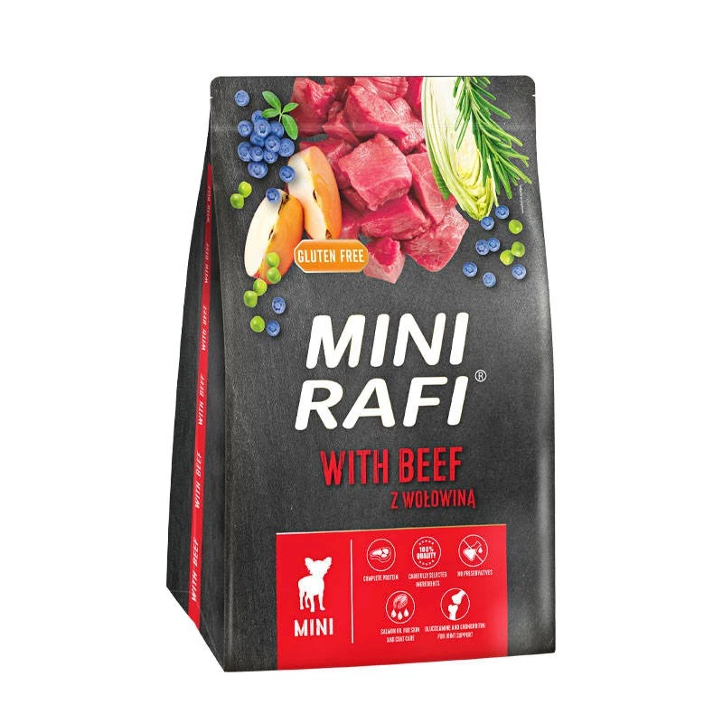 Dolina Noteci RAFI Mini z Wołowiną - Sucha Karma dla Psów - 3kg