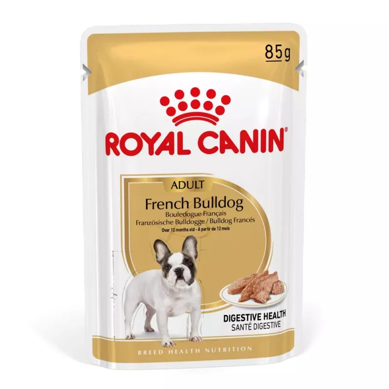 ROYAL CANIN French Bulldog Adult Digestive Health Loaf Box - Mokra karma dla psa - 12x85g