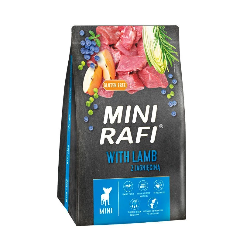 Dolina Noteci Mini RAFI z Jagnięciną - Sucha Karma dla Psów - 3 kg